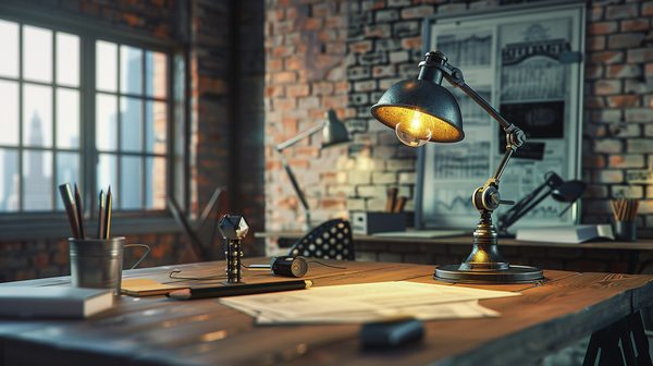 Lampe à poser industrielle : les critères de choix à retenir