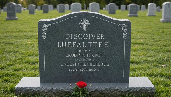 Découvrez la pierre tombale moderne : élégance et personnalisation